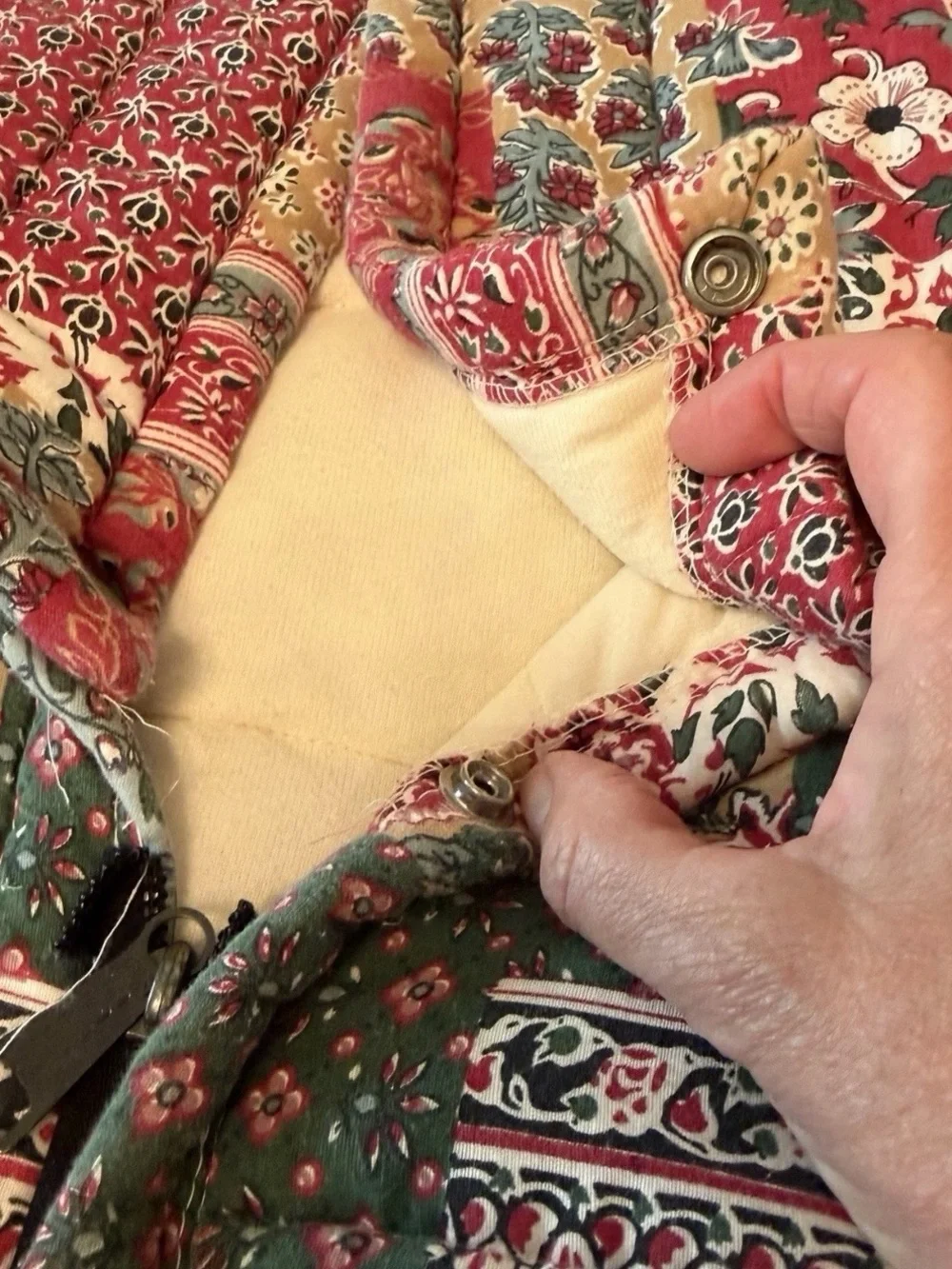 Vintage 70s Heritage Quilts Snug Sak Wearable Sleeping Bag